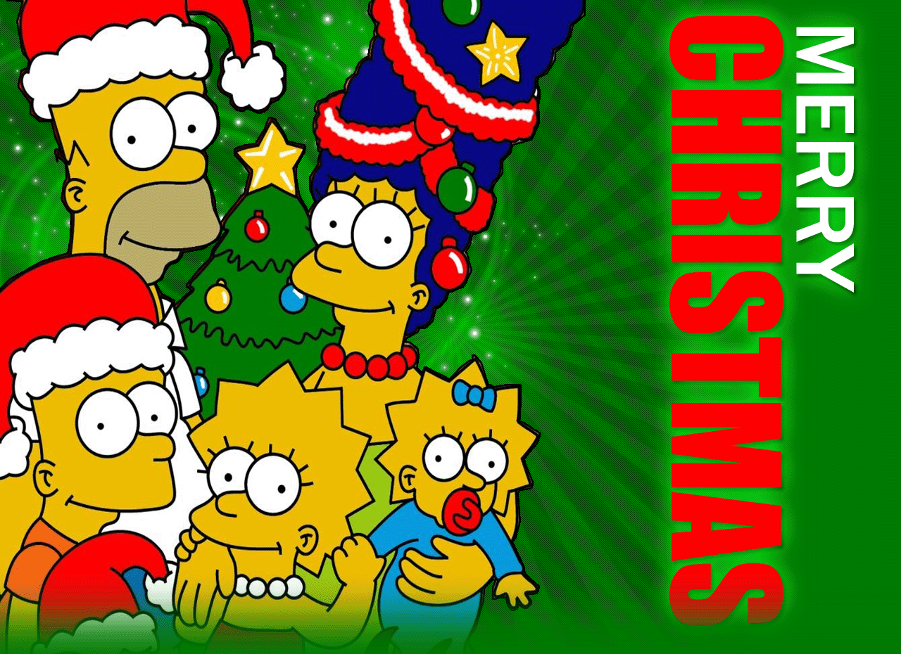 Simpsons Christmas Wallpapers 1280x930