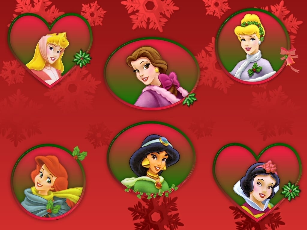 Disney Princess Christmas images Disney Priness Christmas 1024x768