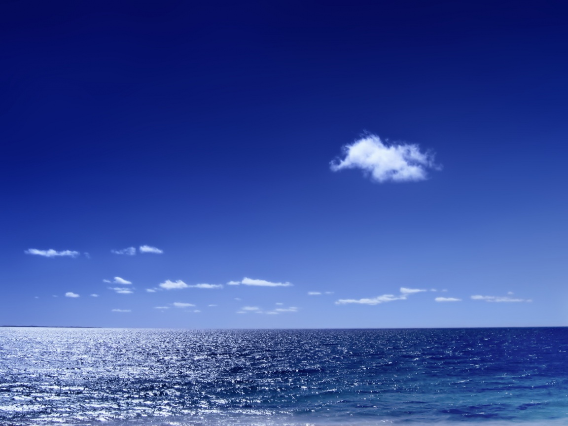 1152x864 The blue ocean desktop PC and Mac wallpaper 1152x864