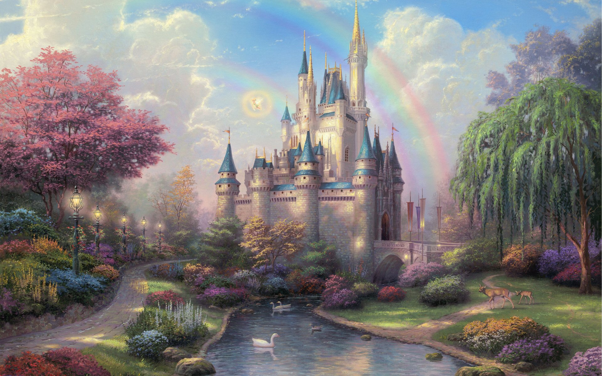 hdwallpapersdesktopcomThomas Kinkade Disneyland 1920x1200