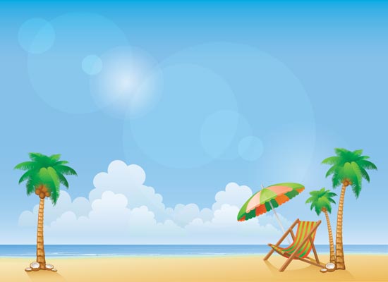  summer beach background vectors download summer beach background 550x400