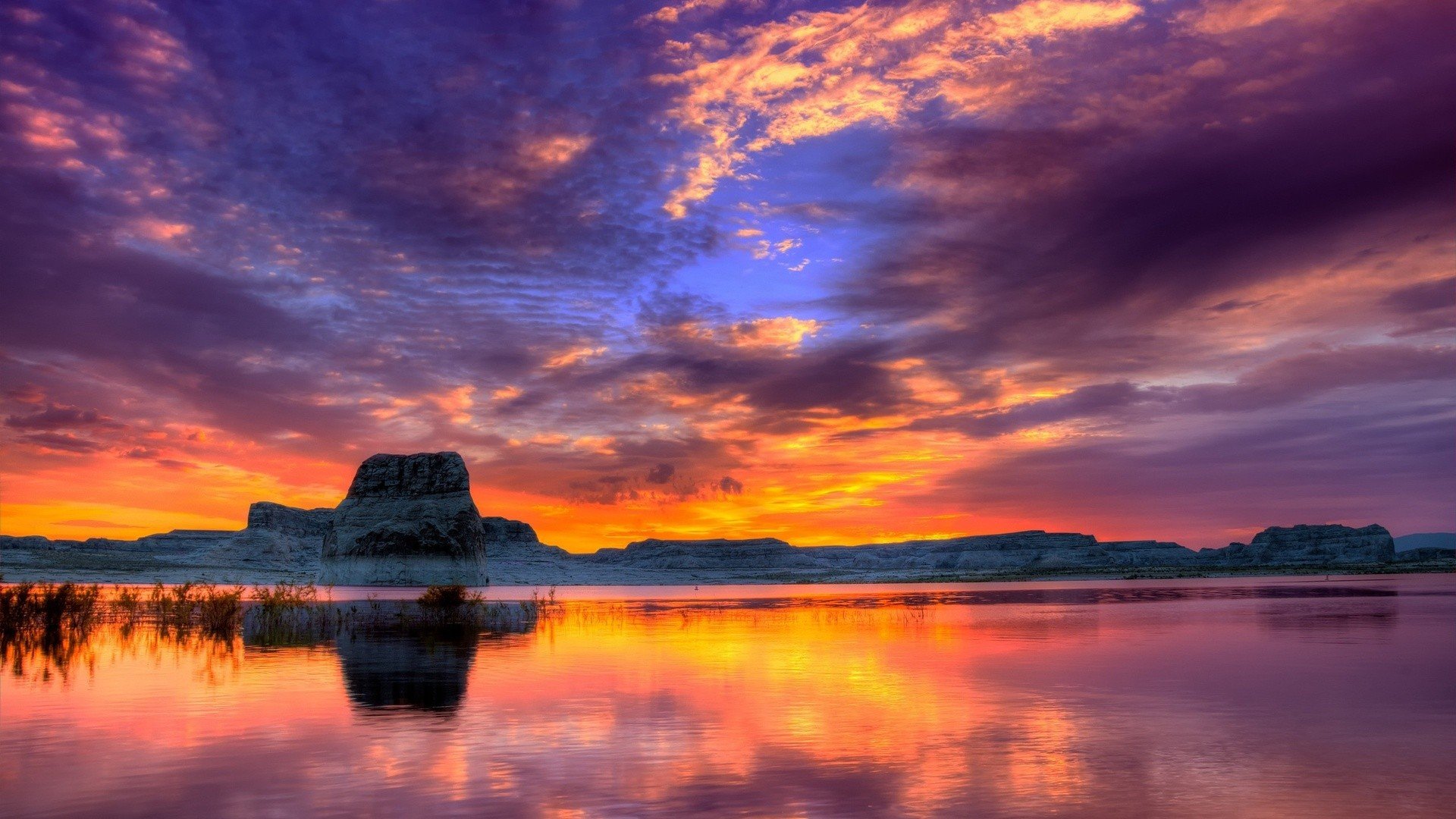 hd lake sunset ultra hd wallpaper share this ultra hd wallpaper on 1920x1080