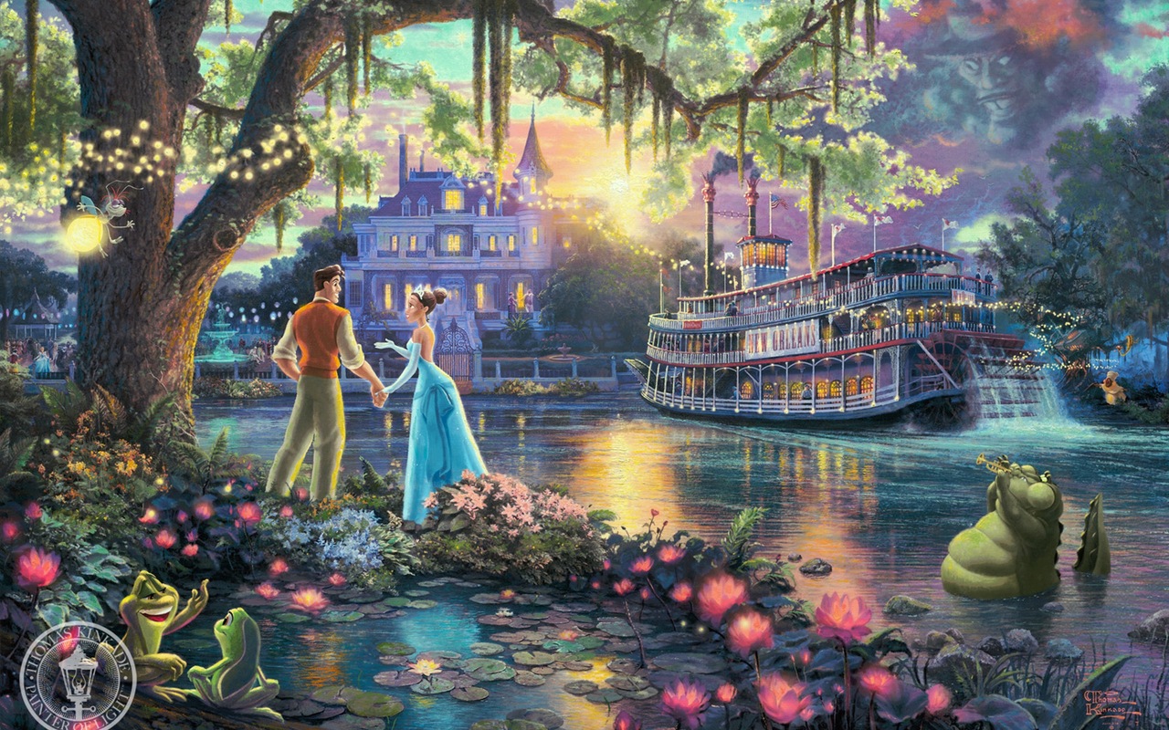 Disney Princess images Thomas Kinkade quotDisney Dreamsquot HD 1280x800