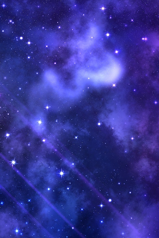 HD Purple Space Wallpaper