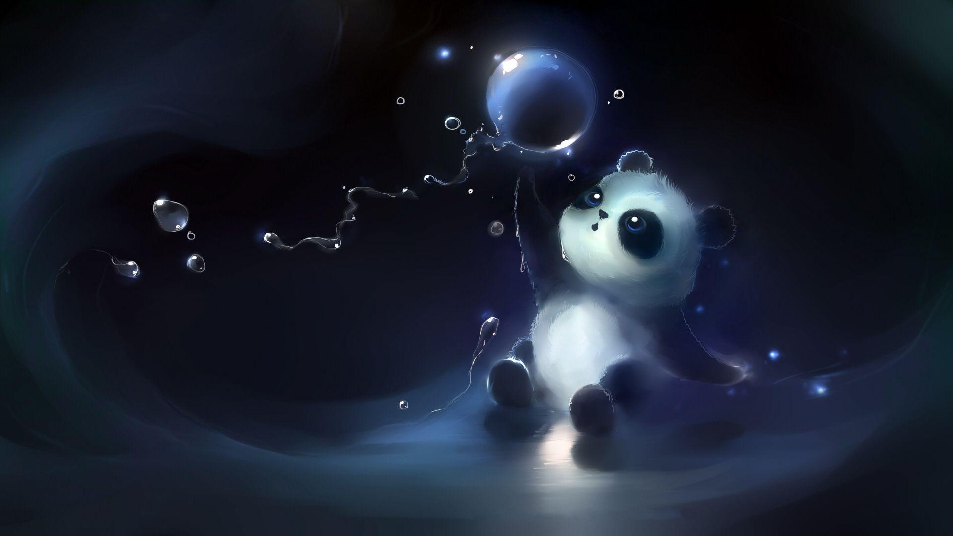 Cute Panda Backgrounds 1920x1080