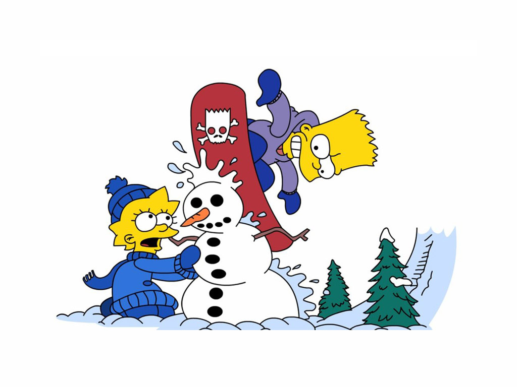 Fondos Simpsons Navidad simpsons christmas wallpapers   10jpg   Ver 1024x768