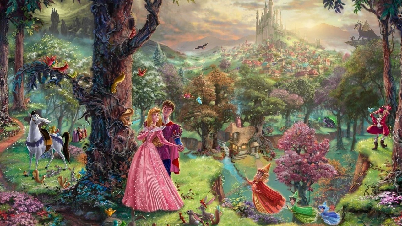 Thomas Kinkade Disney Dreams   Disney Princess Wallpaper 31528031 1280x720