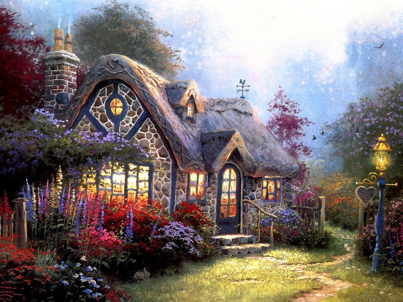 Thomas Kinkade Disney Paintings Wallpaper Thomas Kinkade Disney 800x600