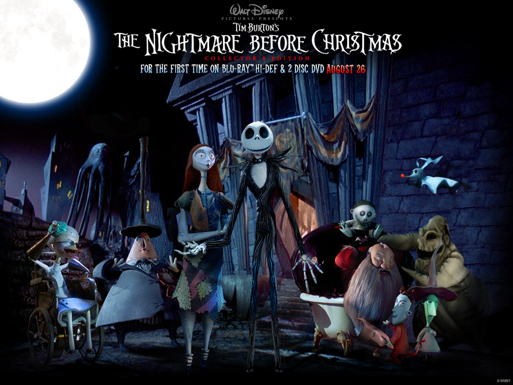 The Nightmare Before Christmas desktop wallpaper 1024 x 768 pixels 1024x768