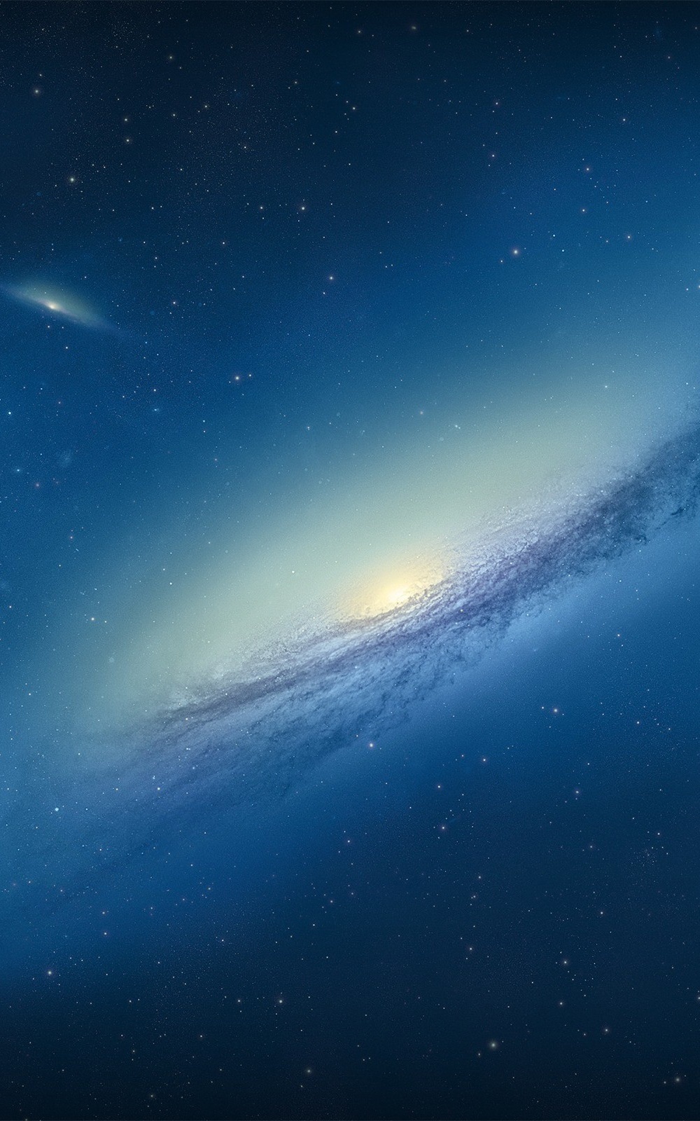 Blue Galaxy Space Stars Android Wallpaper download 1000x1600