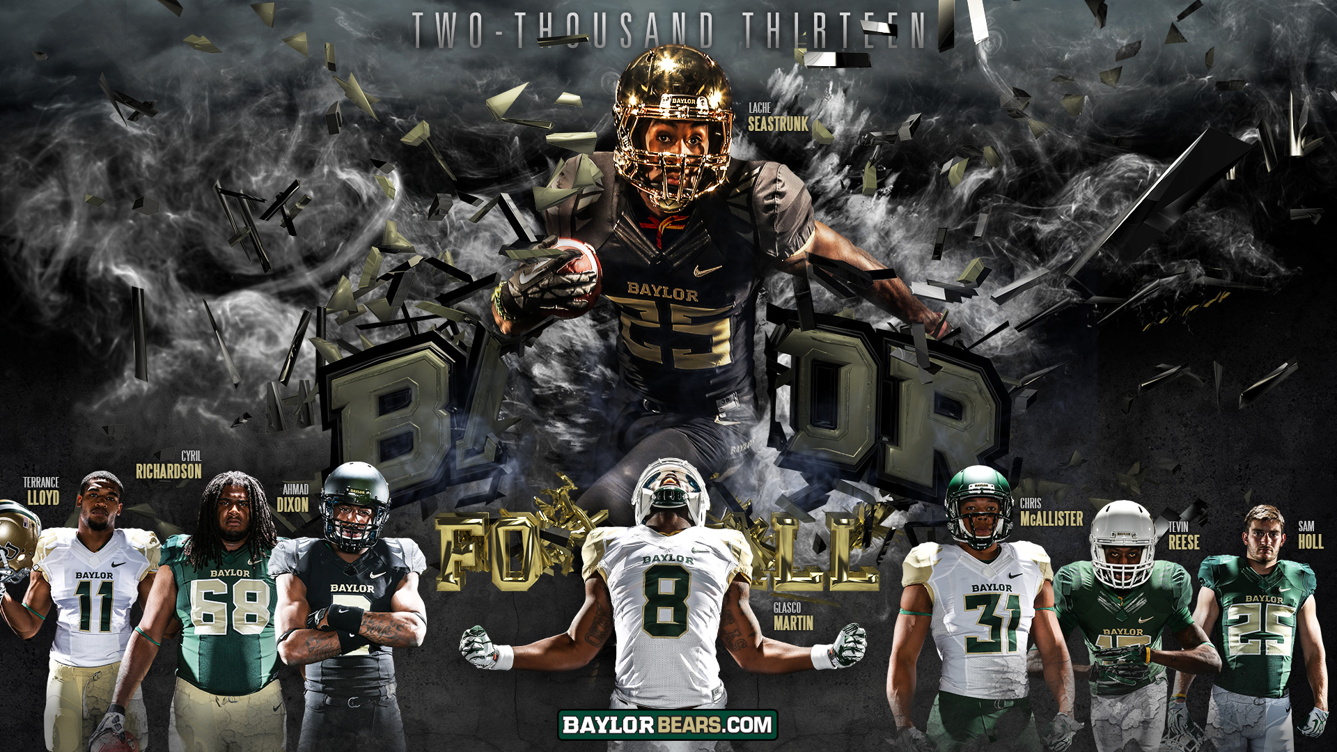 My Baylor Marcus Franklins 2013 MIS Site 1920x1080