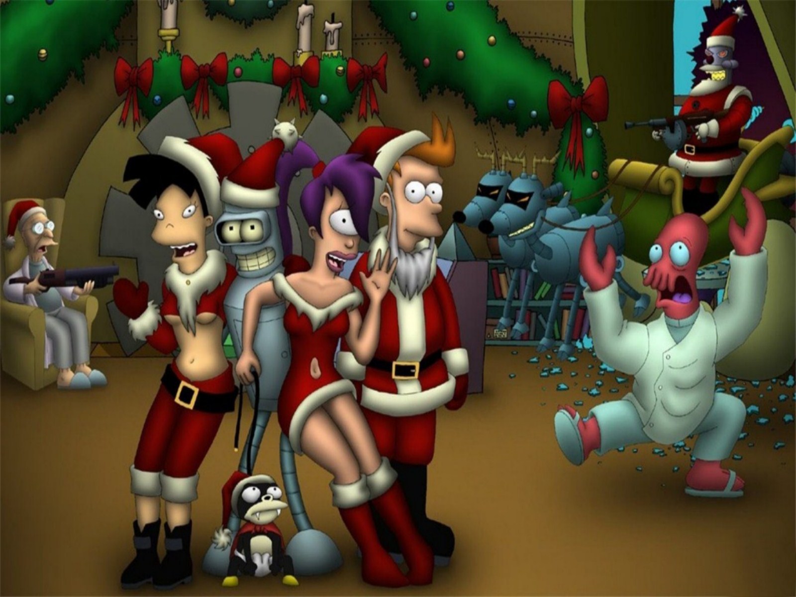 Pics Photos   Simpsons Christmas Wallpaper Simpsons 1600x1200