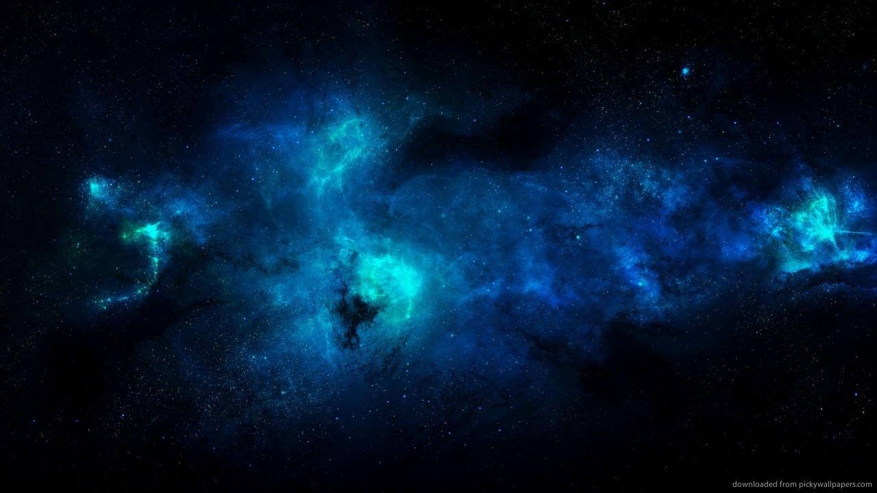 Download 1280x720 Blue Space Wallpaper