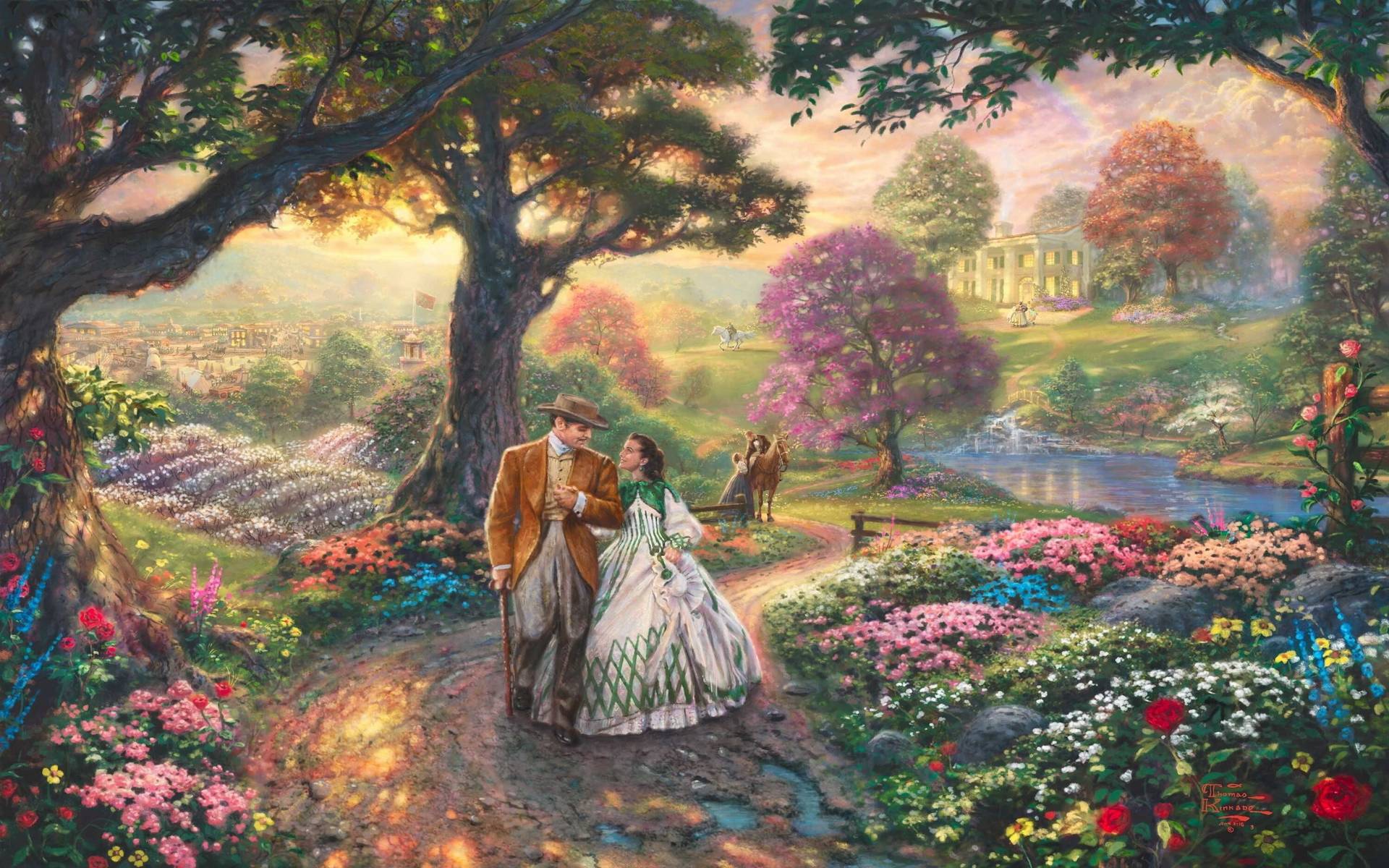 Thomas Kinkade Disney Images amp Pictures   Becuo 1920x1200