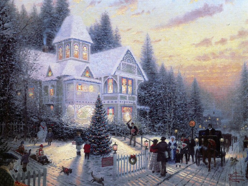 thomas kinkade disney hd wallpaperswidescreen desktop backgrounds 800x600