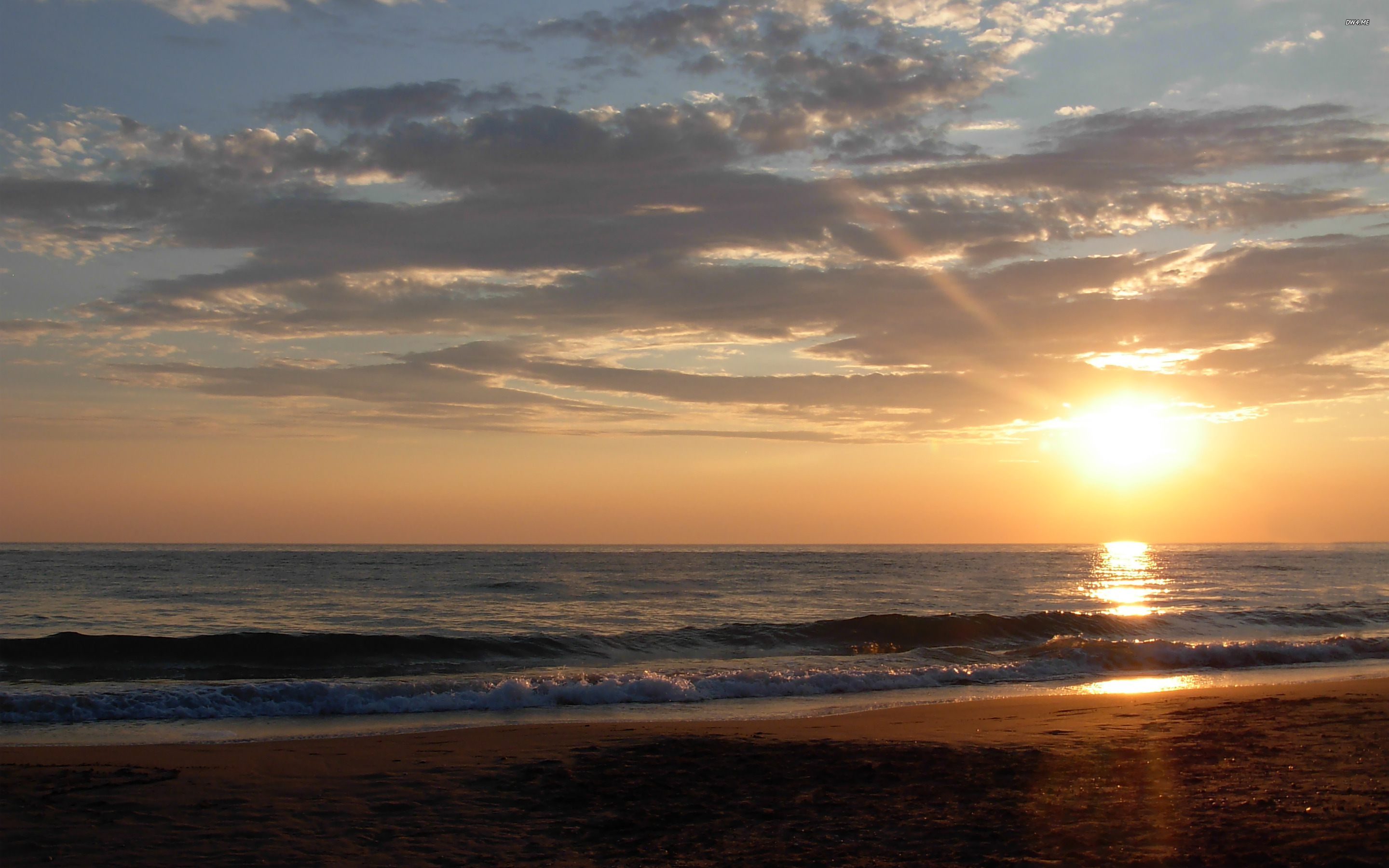 Beach sunset wallpaper   1009253 2880x1800