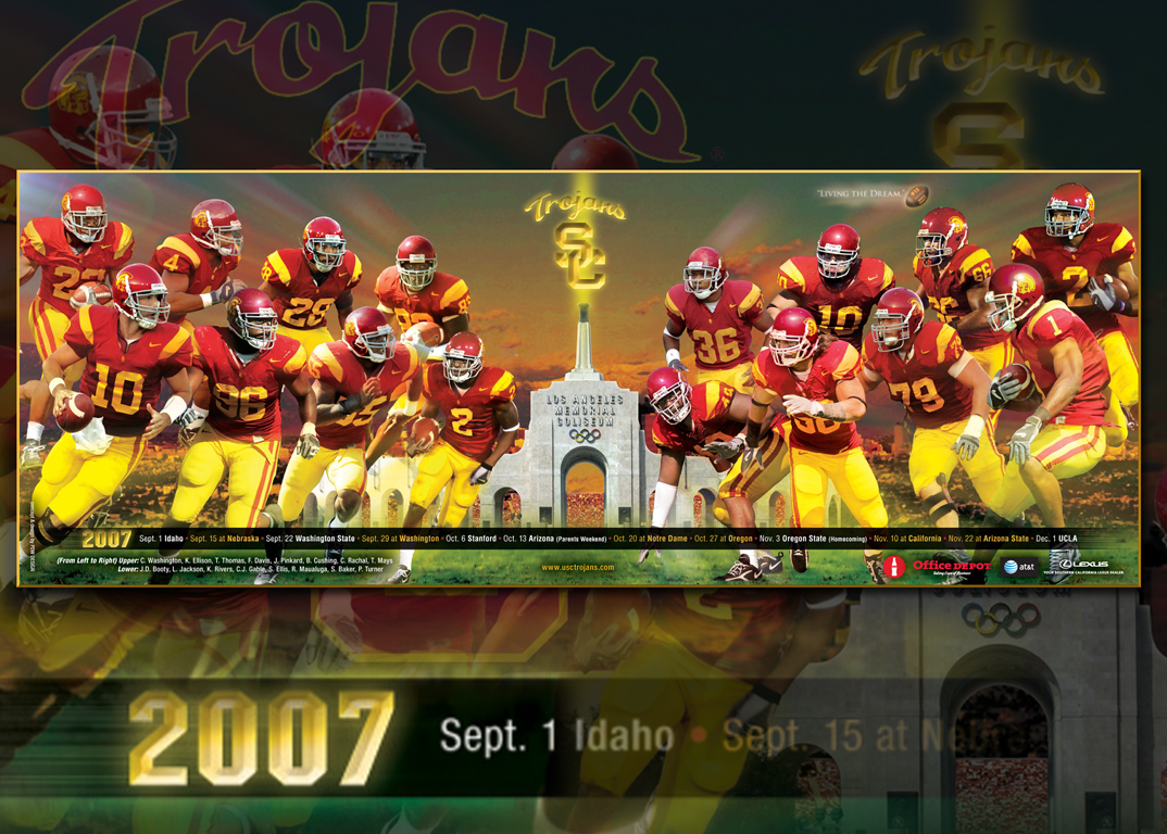 USC football poster 2007   myUSC 1074x768