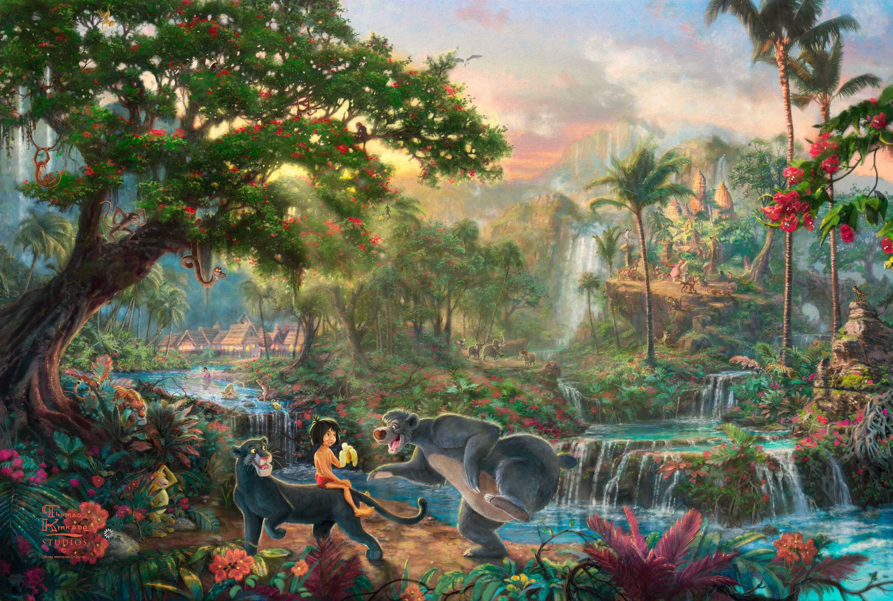 Thomas Kinkade Disney Wallpaper Images Pictures   Becuo 3000x2018