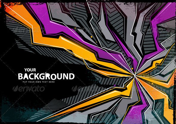 Cool abstract graffiti background Vector illustration ALL TEXT IS 590x417