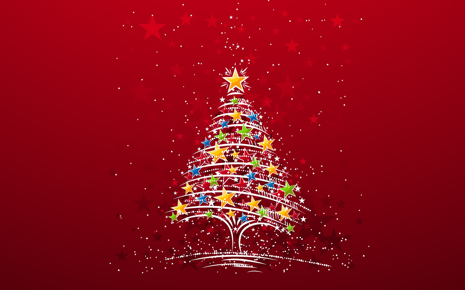 christmas tree red christmas wallpaper 2010 magic christmas merry 1920x1200