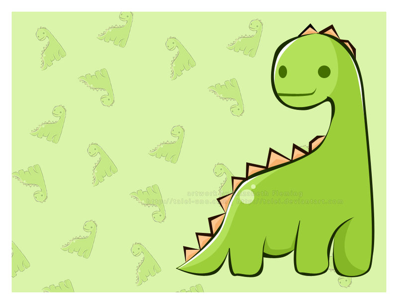 Cute Dinosaur Background Mr dinosaur by talei 800x612