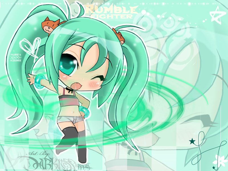 Hi cute chibi wallpaper by Darkness1999th 800x600