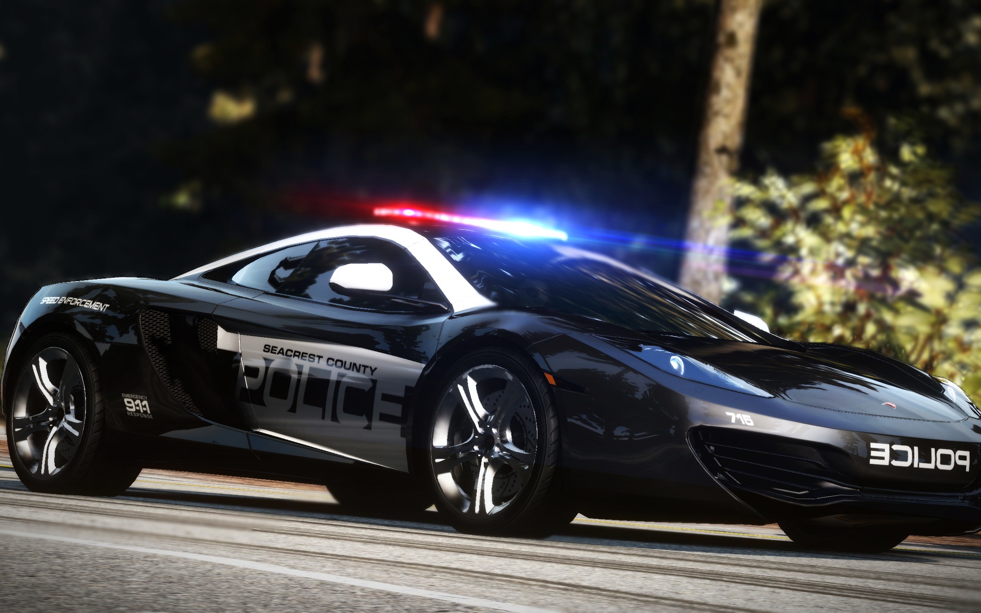 NFS Hot Pursuit Cop Car WALLPAPER 1920x1200