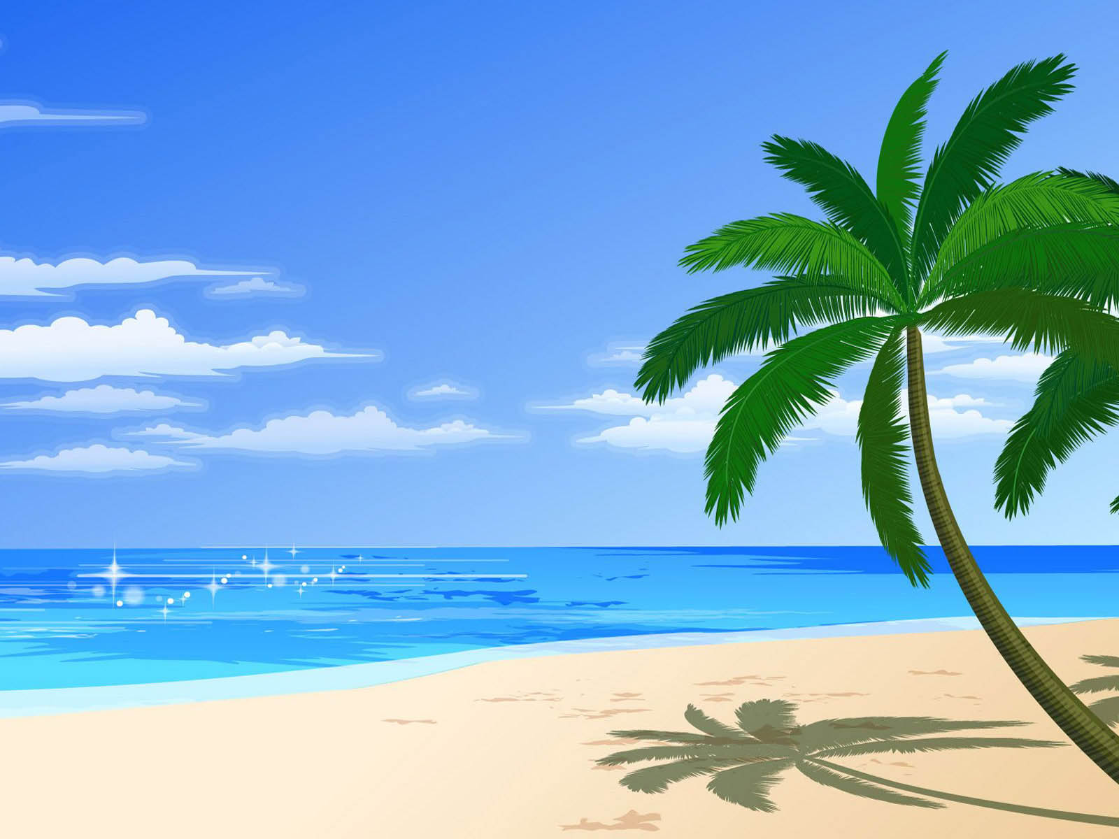 wallpapers Vector Beach 1600x1200