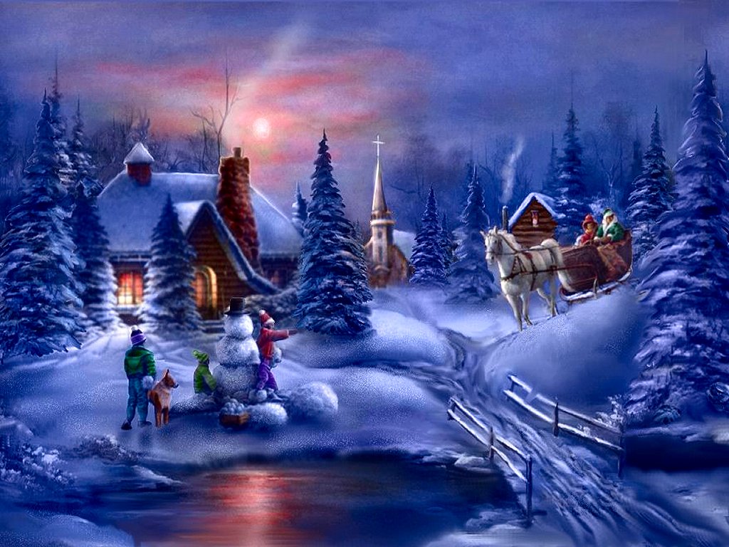 desktop wallpaper winter christmas   wwwwallpapers in hdcom 1024x768