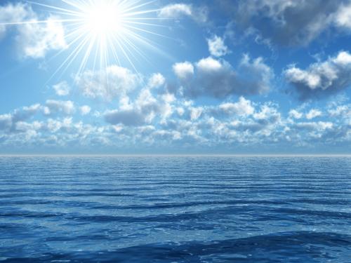 Ocean Scene Wallpaper Credited 500x375