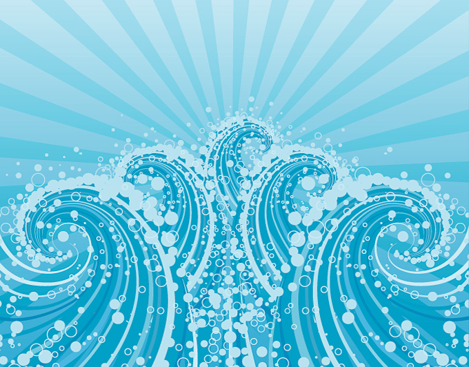  background vector graphics water water background water bubbles wave 680x532