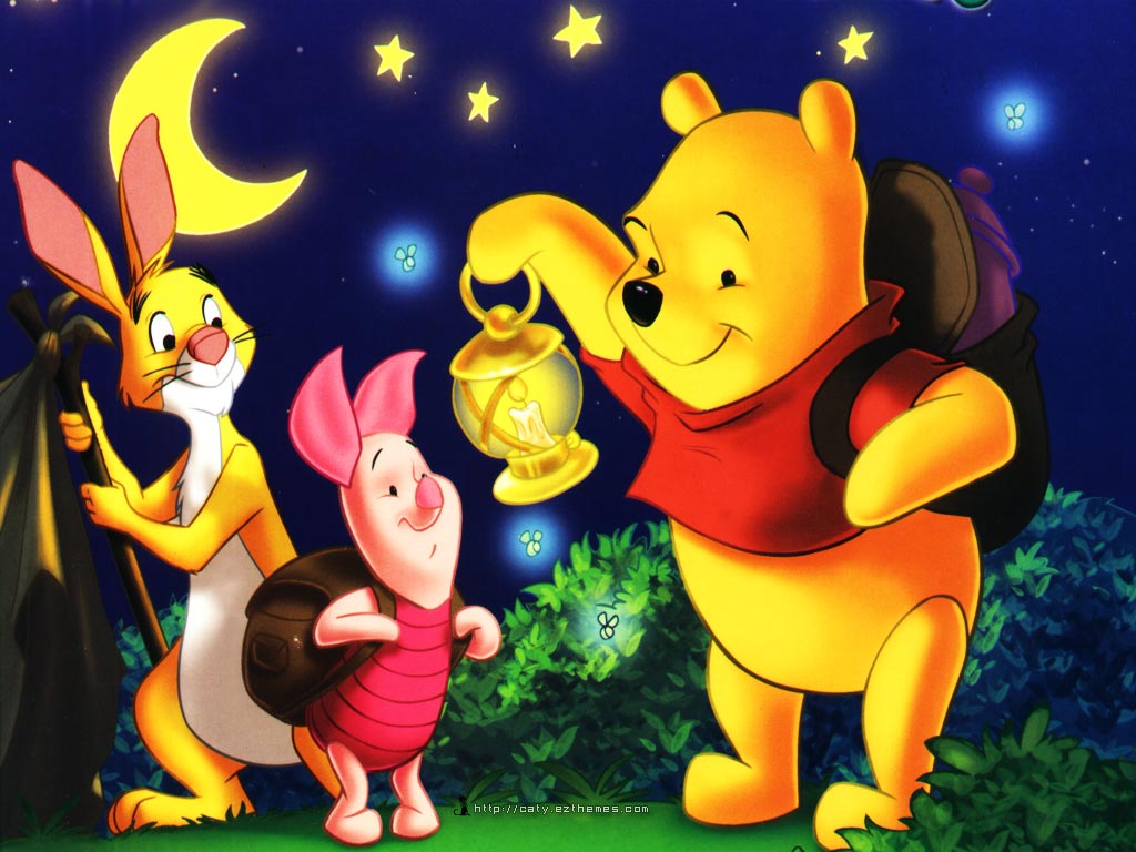 Winnie the Pooh Disney Desktop Wallpaper 1024x768