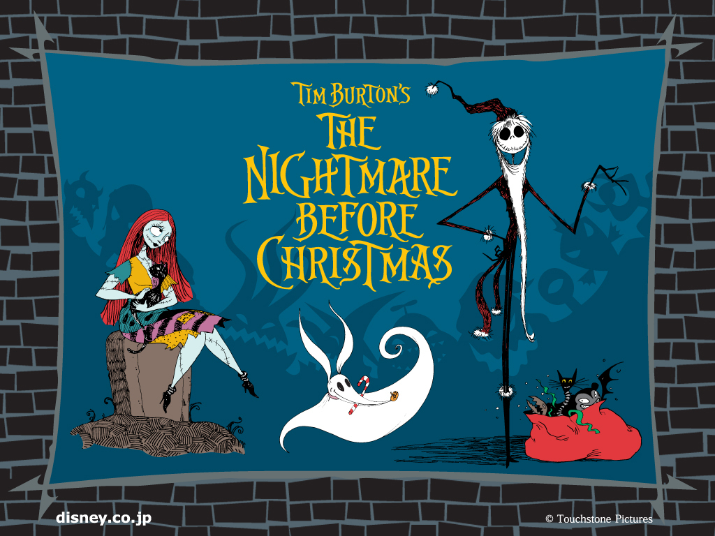 Nightmare Before Christmas Wallpaper Tim Burton Movie Desktop 1024x768