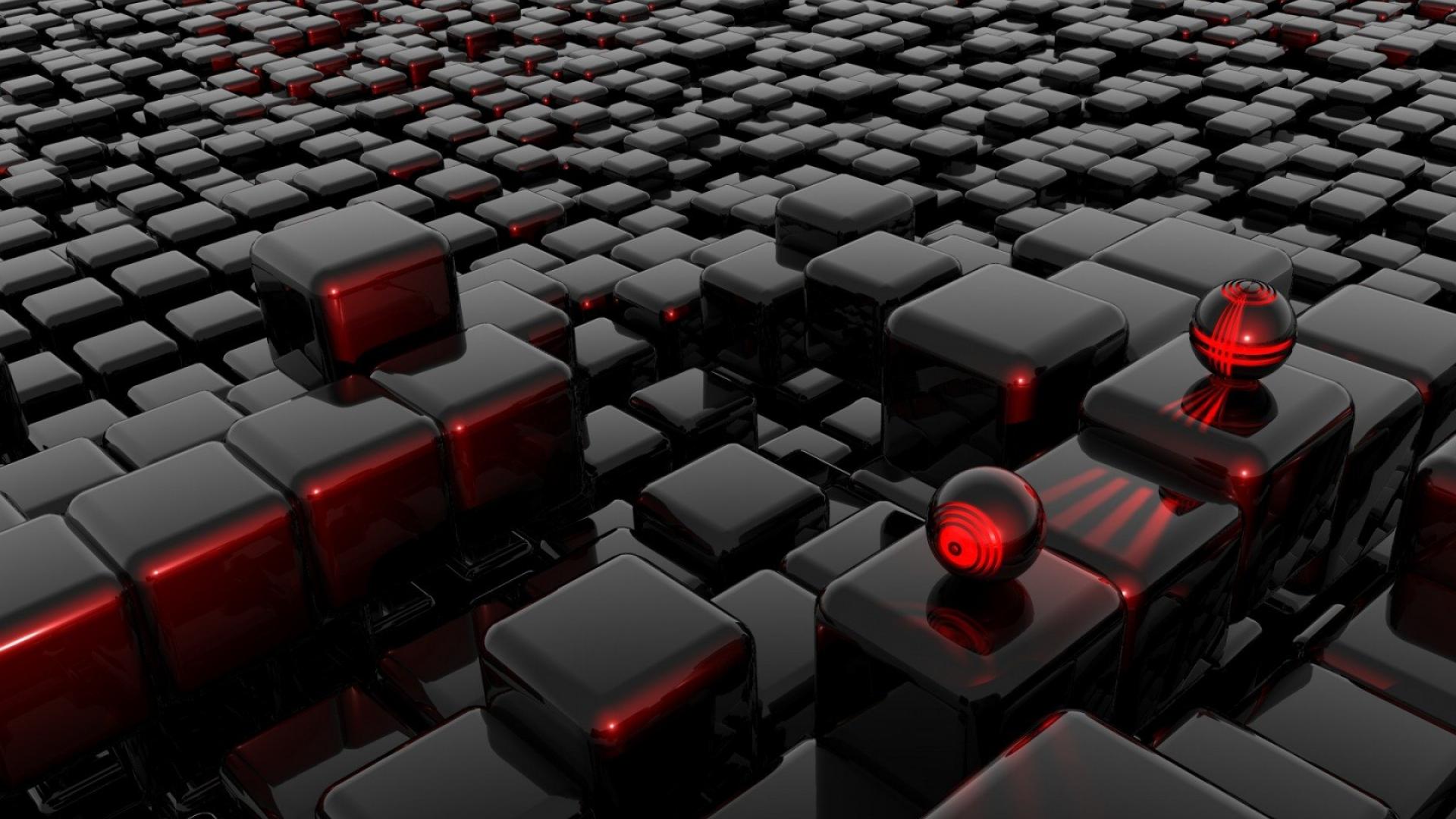 Black and Red Abstract High Resolution Wallpaper 419 1920x1080