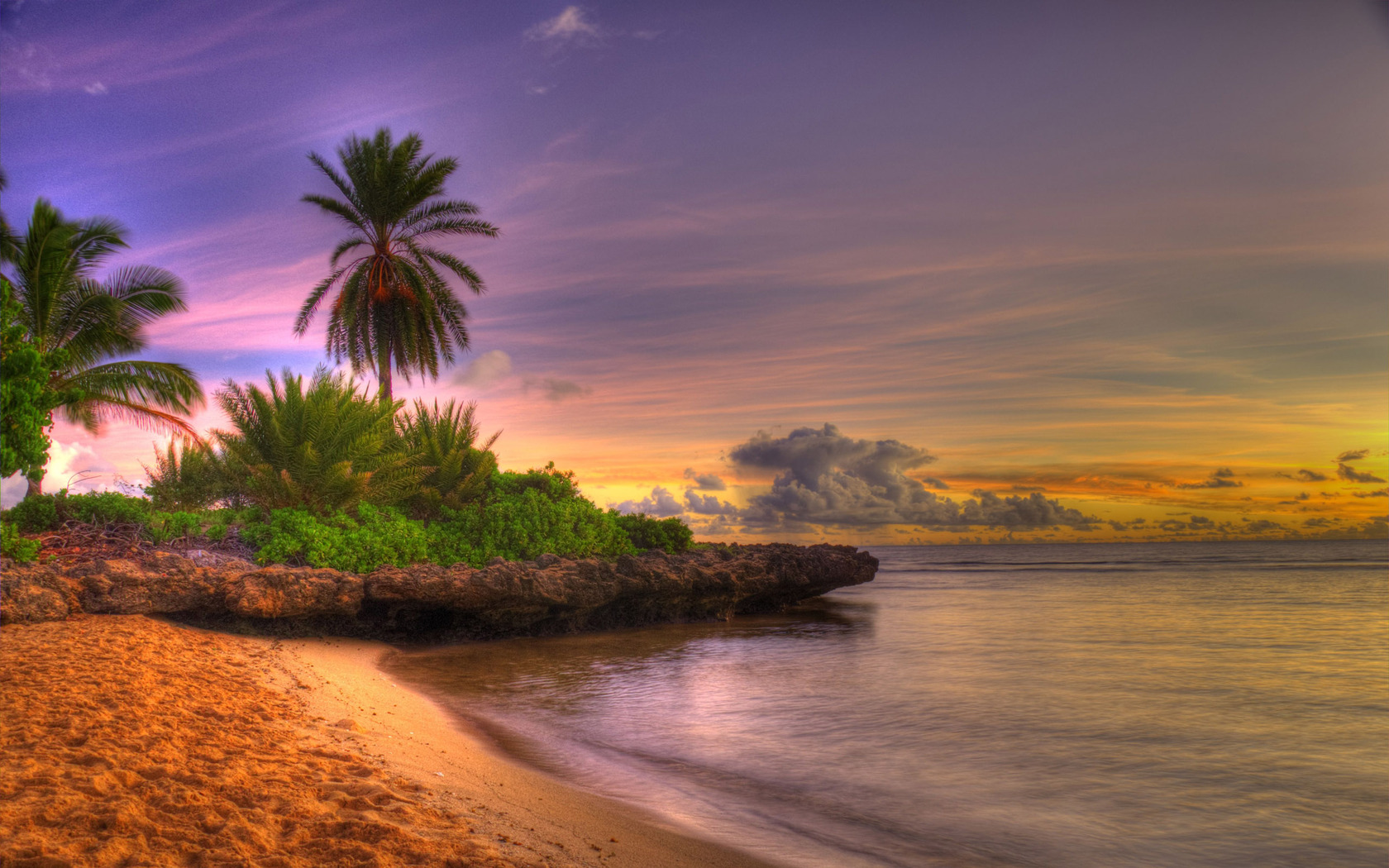 Download Tropical island wallpaper 1680x1050