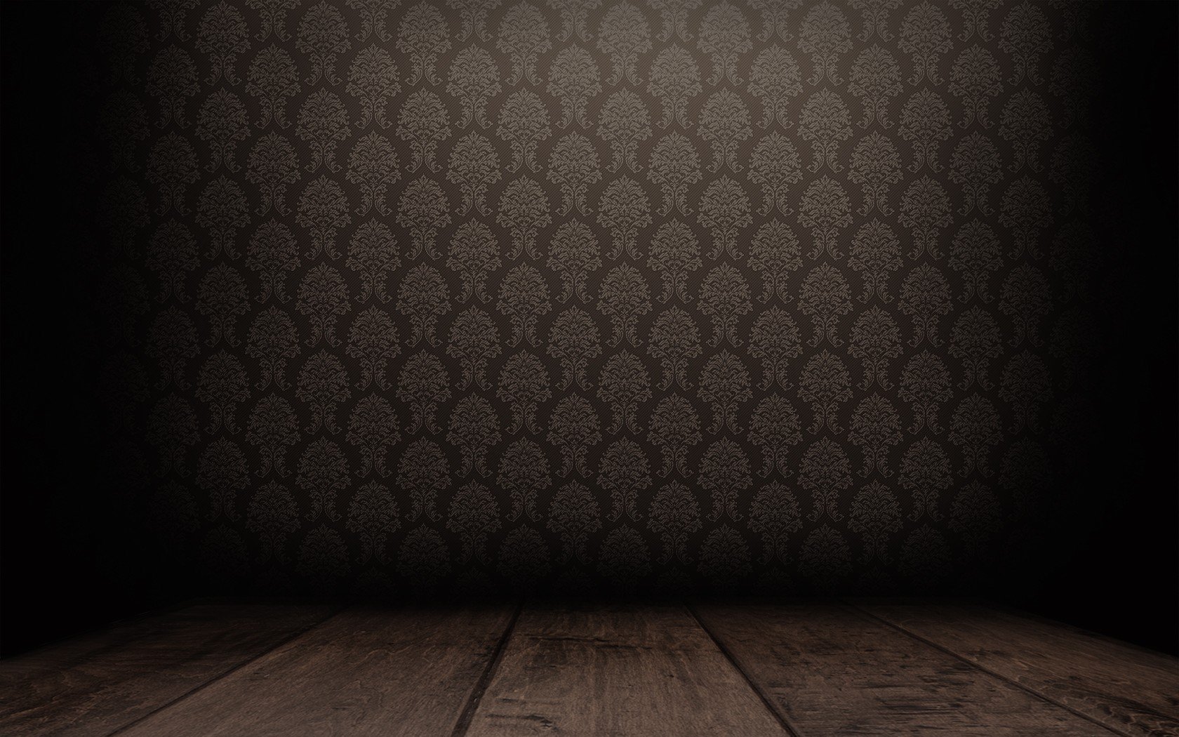 floor patterns brown empty room Dark Tranquillity backgrounds darker 1680x1050