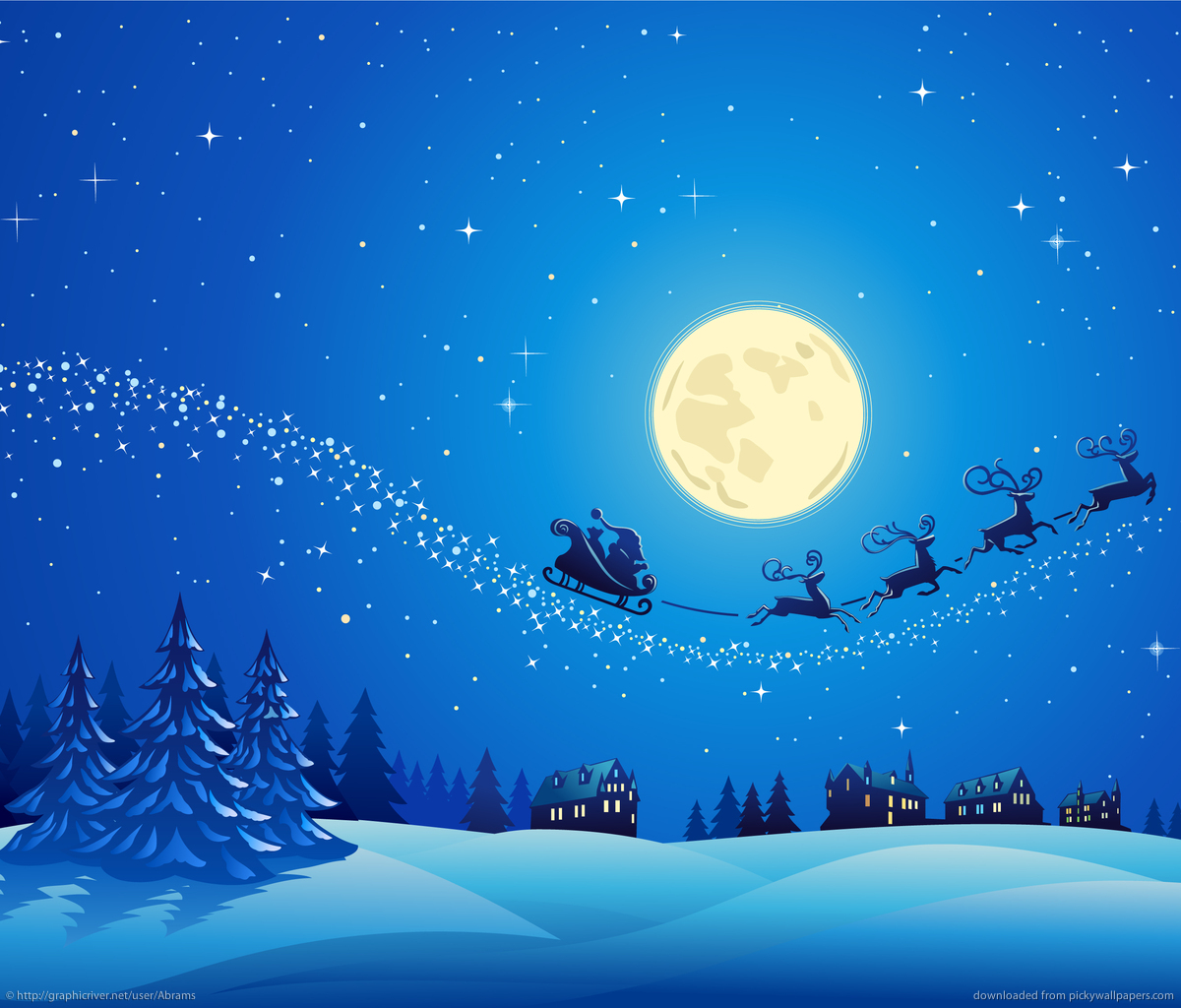 Winter Christmas Backgrounds 1200x1024