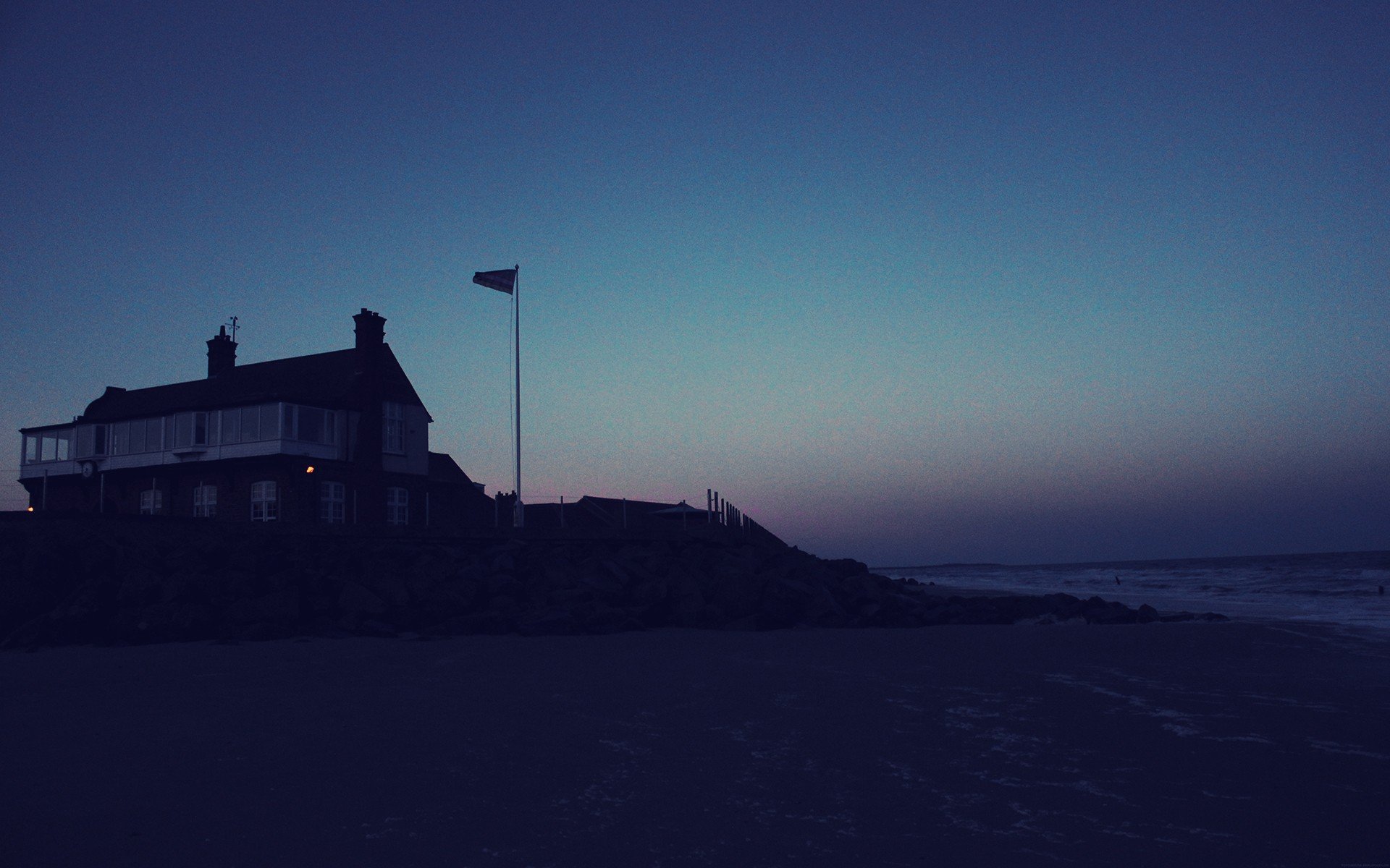 Beach House at Night wallpapers Beach House at Night stock photos 1920x1200