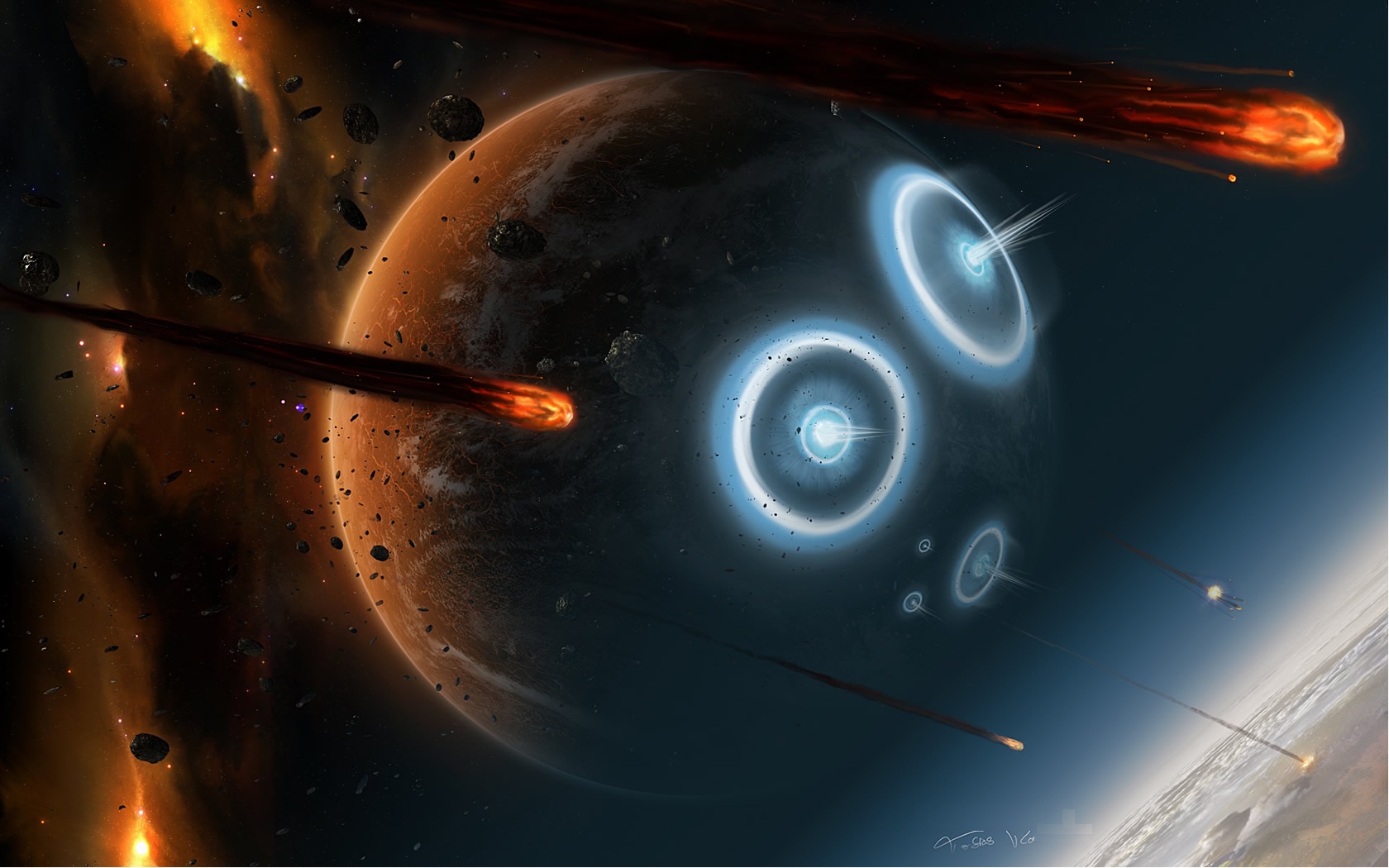 Epic Space Wallpaper 1680x1050