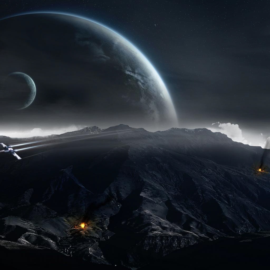 free dark space ipad backgrounds dark space ipad wallpapers 1024x1024