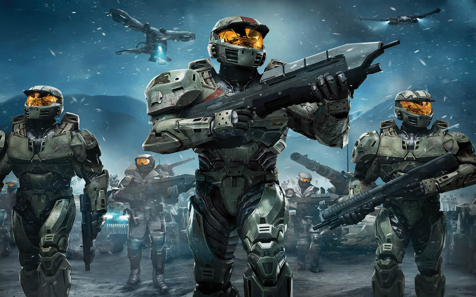  Space Command   Action Games Wallpaper Image featuring Halo Wars 1920x1200