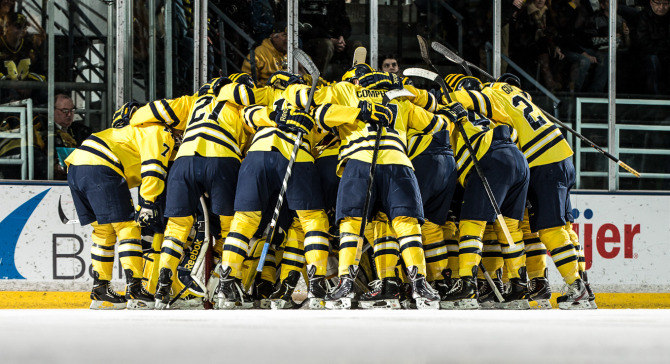 Michigan Hockey Michigan at Michigan State    Game 2 Notes 670x364