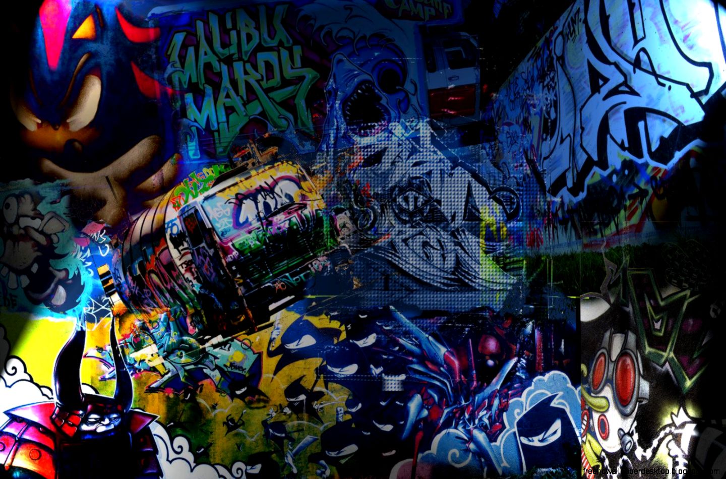 OJ44 Abstract Graffiti Wallpaper   Widescreen Wallpapers 1440x950