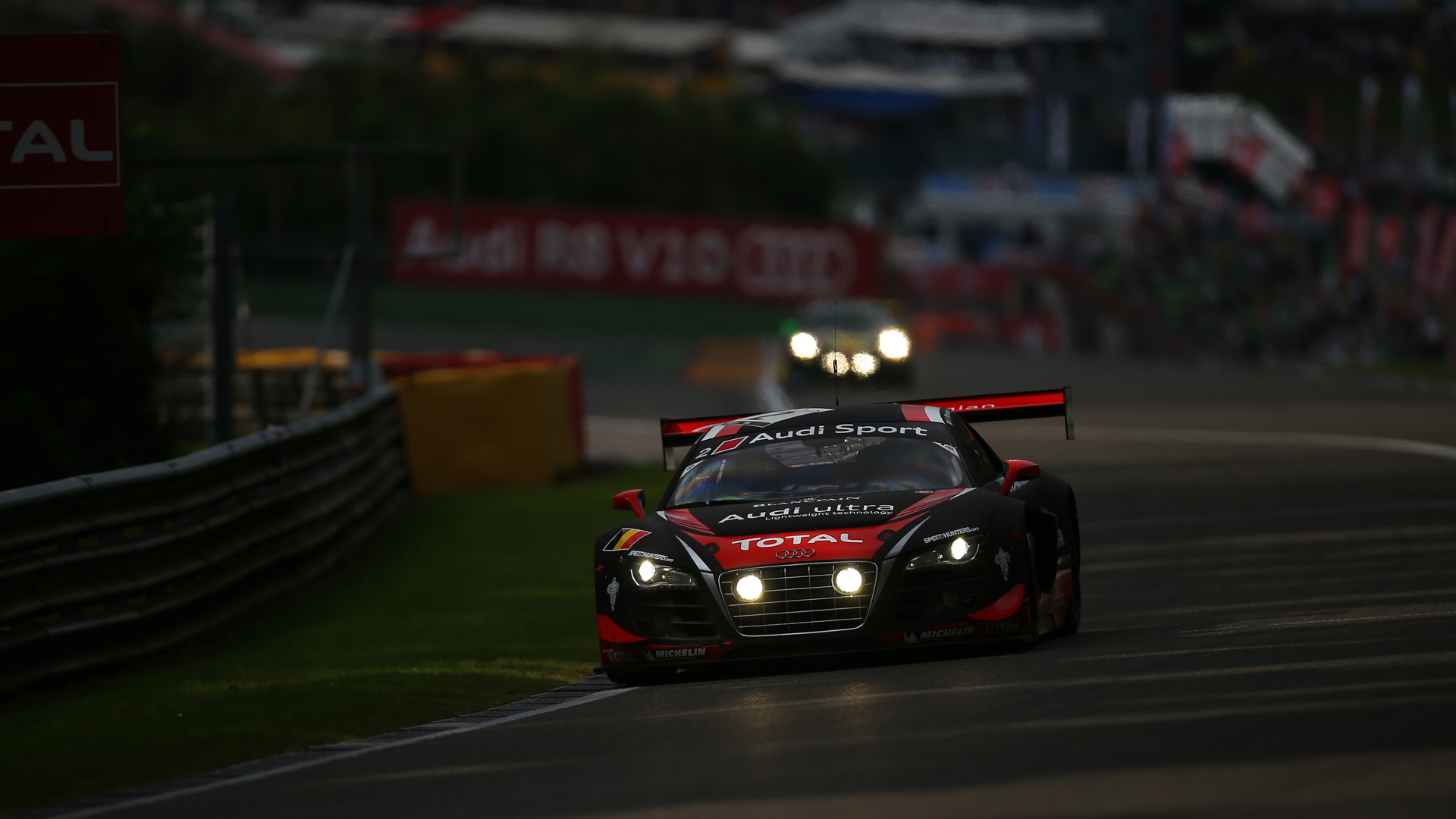 Audi Sport Night Race Wallpaper HD Car Wallpapers 1920x1080