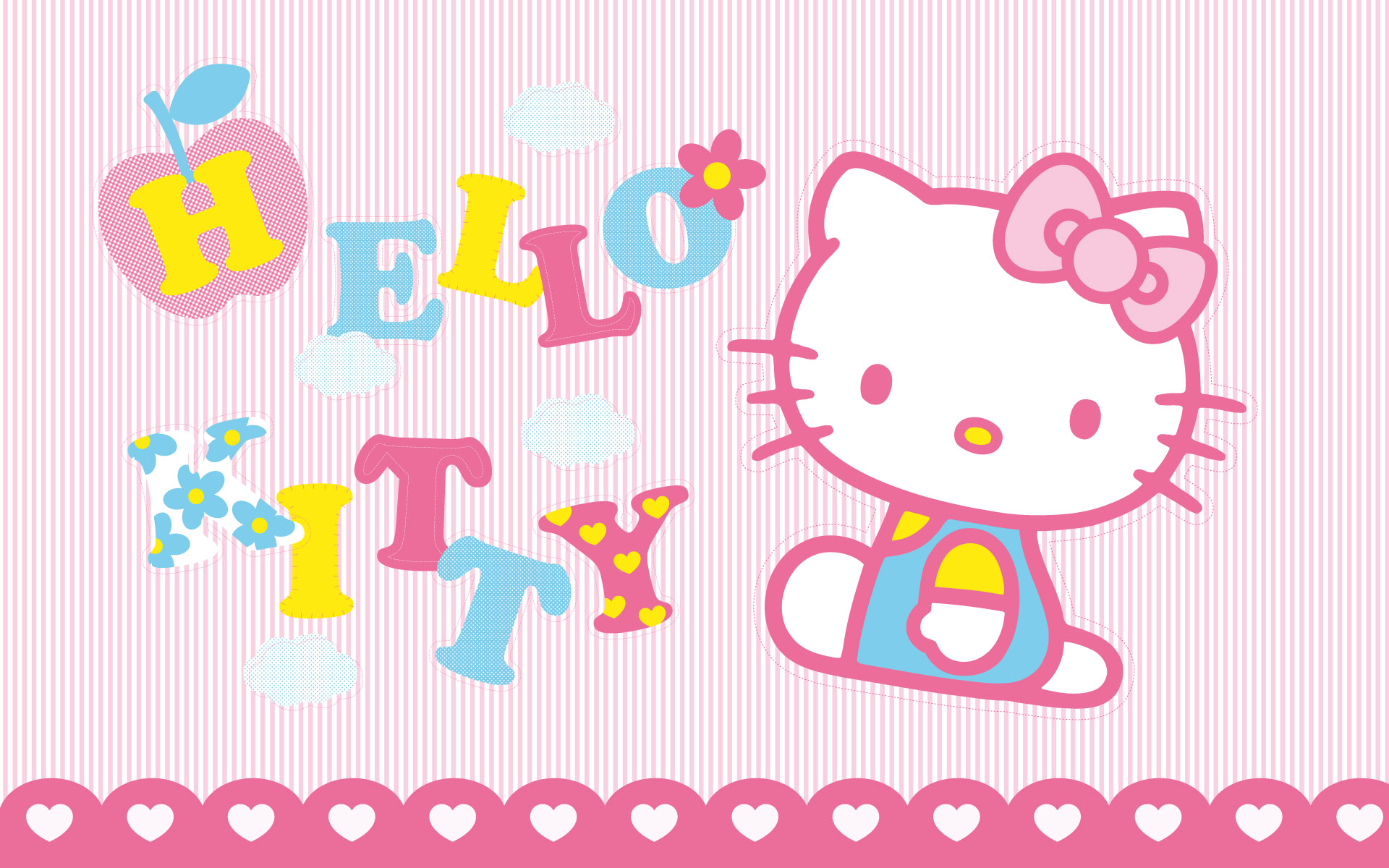 Cute Hello Kitty Wallpaper Full HD Wallpaper with 1920x1200 Resolution 1920x1200