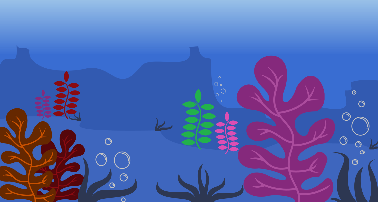 Ocean Floor BackGround by EvilFrenzy 1600x857