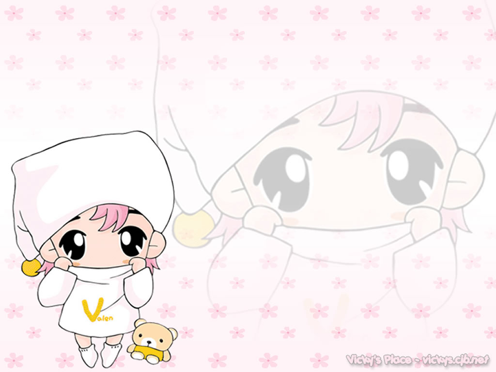 Cute Chibi Wallpaper 1024x768