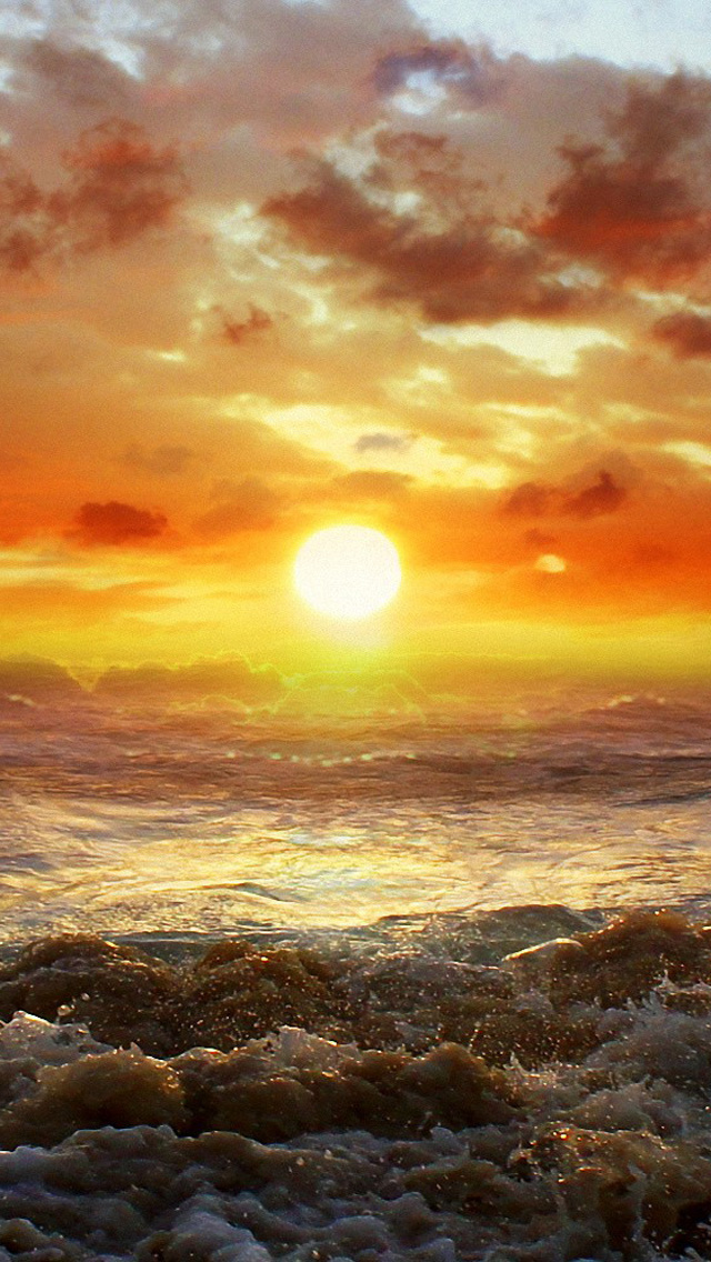 Beach Sunset HD iPhone 5 Wallpapers   Part Two HD Wallpapers 640x1136