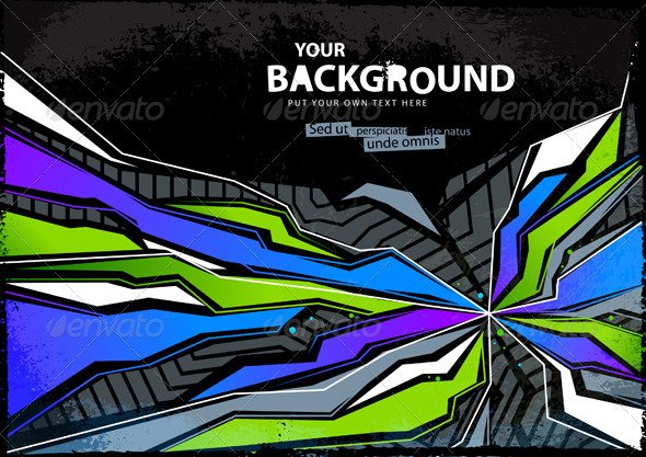 Cool abstract graffiti background Vector illustration ALL TEXT IS 590x417