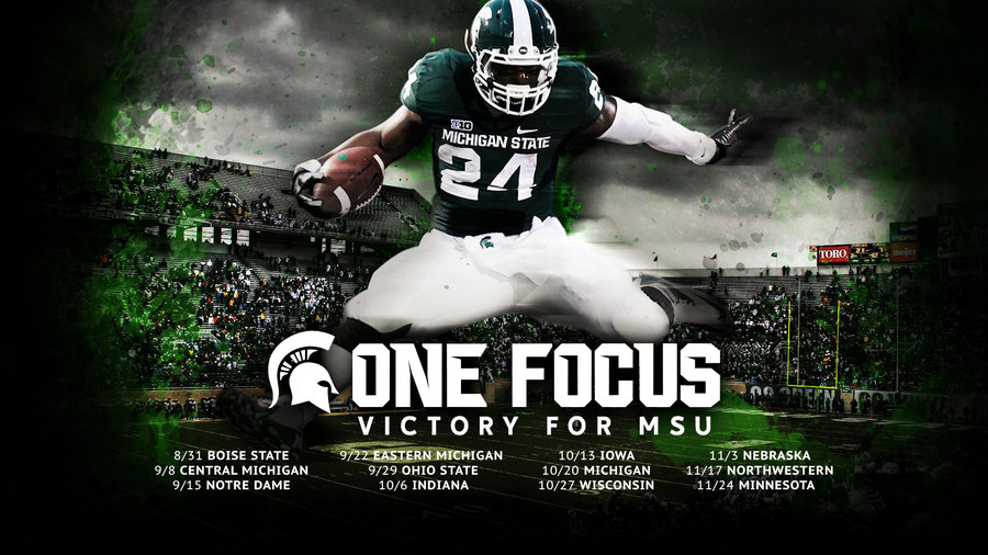 MSU 2012 Schedule   HD Wallpaper by madeofglass13 900x506